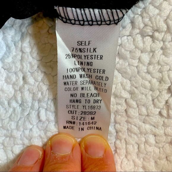 NWT! Ya Los Angeles Black Bedazzled Romper Women’s Size Medium (M) - Picture 11 of 11